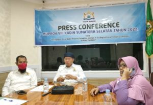 Konferensi Pers SC Bakal Calon Ketua KADIN Sumsel