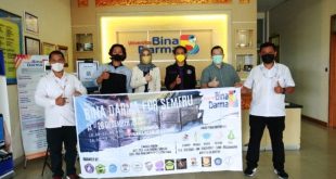 Universitas Bina Darma Utus Mahasiswa Salurkan Bantuan ke Semeru