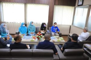 Mawardi Yahya menerima pengurus Rumah Peradaban Kayuagung