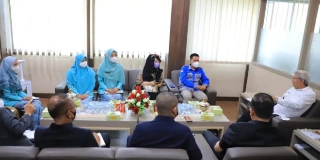 Mawardi Yahya menerima pengurus Rumah Peradaban Kayuagung