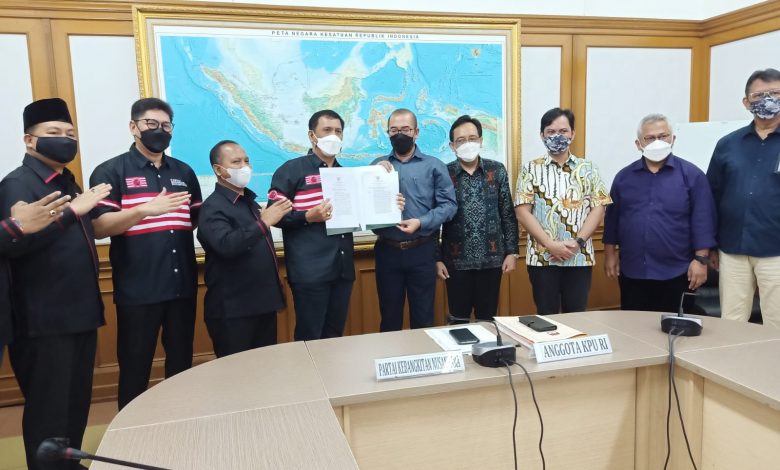 Pengurus Partai Kebangkitan Nusantara Audiensi dengan KPU RI