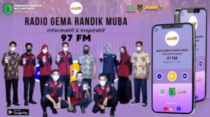 Dunia Dalam Genggaman, Dinkominfo Muba Luncurkan Aplikasi Radio Gema Randik 97 FM