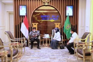Herman Deru menerima Rektor UIN Raden Fatah Palembang