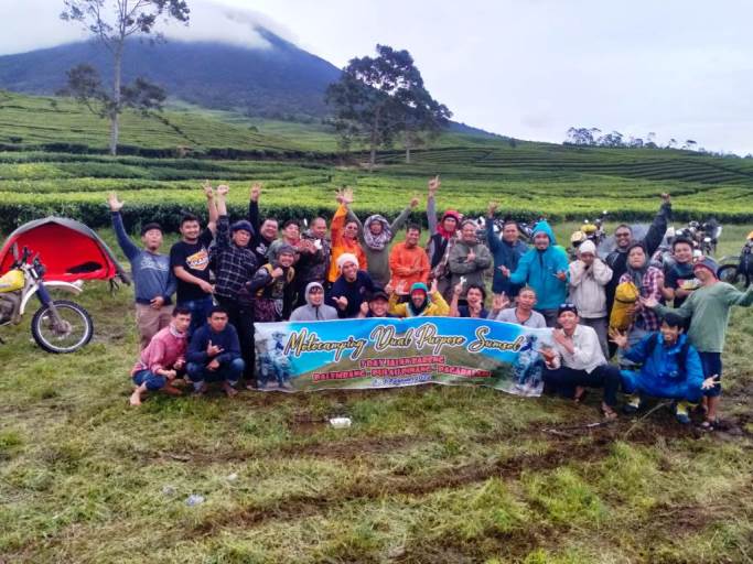 Meski Dihajar Hujan Seharian, Ajang Motocamping Dual Purpose Sumsel Berjalan Sukses