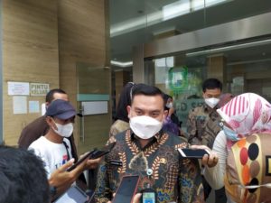 dr. Syamsuddin Isaac, Ketua Pelaksana Mandiri Basketball Action South Sumatera 2020. (foto : rmolsumsel.id)