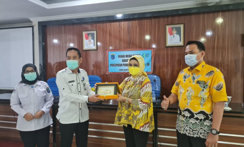 Ketua DPRD Sumsel melakukan kunjungan kerja ke Dinas Kesehatan Kabupaten OKI