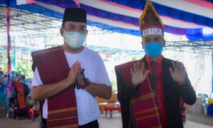 Plt. Bupati Kabupaten Muba, Beni Hernedi, menghadiri Pesta Bona Taon