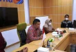 Wakil Rektor Universitas Bina Darma memimpin rapat pelepasan mahasisa program MBKM. (BEKISARMEDIA.ID/HAIRUDIN)