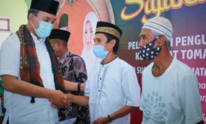 Plt. Bupati Kabupaten Musi Banyuasin, Beni Hernedi, mengunjungi Kecamatan Babat Toman pada hari Rabu tanggal 20 April 2022. (foto : mubakab.go.id)