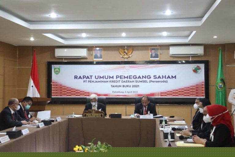 Wakil Gubernur Sumsel, Mawardi Yahya, menghadiri RUPS PT. Jamkrida Sumsel. (foto : Humas Pemprov Sumsel)