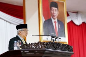 Wakil Gubernur Sumsel, Mawardi Yahya, memberikan penjelasan terhadap 4 Rancangan Peraturan Daerah tahun 2022. (foto : Yuyu/Humas DPRD Sumsel)