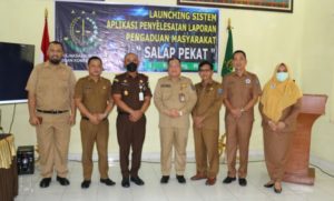 Kejari OKI Luncurkan SALAP PEKAT untuk Permudah Penyelesaian Laporan Pengaduan. (foto : SMSI OKI)