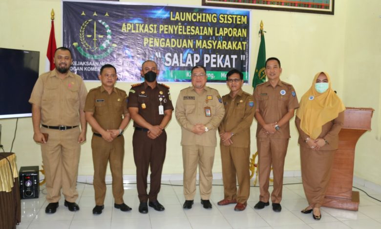 Kejari OKI Luncurkan SALAP PEKAT untuk Permudah Penyelesaian Laporan Pengaduan. (foto : SMSI OKI)