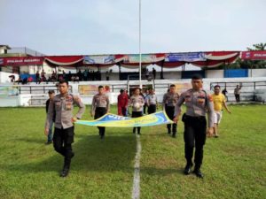 Gladi Bersih Persiapan Turnamen Kapolres Mura Cup. (foto : SMSI Sumsel)