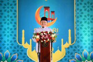 Gubernur Sumsel saat menghadiri Syariah Festival Sriwijaya (Syafari) tahun 2022. (foto : Humas Pemprov Sumsel)