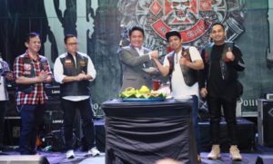 Gubernur Provinsi Sumatera Selatan (Sumsel), Herman Deru, menghadiri Anniversary ke 20 Sriwijaya Motor Club (SMOC)