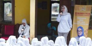 Anggota Dewan Perwakilan Daerah Republik Indonesia dari Provinsi Sumatera Selatan, Amaliah Sobli, menggelar Sosialisasi Empat Pilar di Desa Sri Tanjung Kabupaten Ogan Ilir. (foto : IoN)
