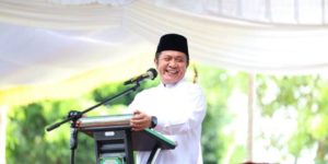 Peringatan Harlah Jami'iyyah Ahlith Thoriqoh Al-Mu'tabaroh An-Nahdliyyah (Jatman) ke-XVIII di Desa Sumber Agung Kecamatan Buay Madang OKU Timur, pada hari Minggu (28/8). (Foto : Humas Prov. Sumsel)