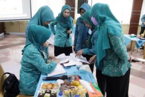 Suasana Pelatihan Tertib Administrasi PKK dan Revitalisasi Dasawisma TP PKK Muba di Auditorium Pemerintah Kabupaten Muba.