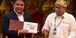 Gubernur Sumsel bersama Kepala Perwakilan Bank Indonesia. (foto : Humas Pemprov Sumsel)