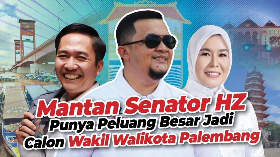 Ilustrasi : Hendri Zainuddin Kandidat Kuat Wakil Wali Kota Palembang Periode 2024-2029.