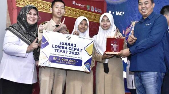Tim SMA Negeri 1 Unggulan Muara Enim berhasil mendapatkan juara pada Lomba Cepat Tepat yang digelar oleh PT. Bukit Asam pada 20-22 Februari 2023 di Lantai 4 Gedung Serba Guna PT. Bukit Asam, Tanjung Enim.