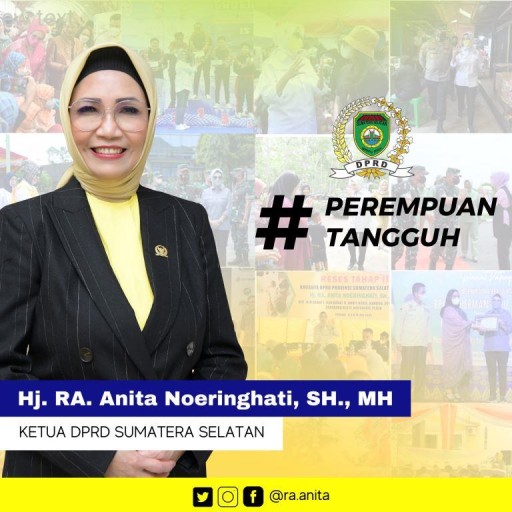 Hj. Anita Noeringhati, Ketua DPRD Sumsel