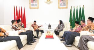 Pj. Bupati Muba, H. Apriyadi Mahmud, menerima jajaran Universitas Islam Negeri (UIN) Raden Fatah Palembang, di Ruang Audiensi Bupati Muba, hari Jumat tanggal 31 Maret 2023.