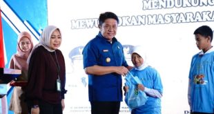 Gubernur Sumsel, Herman Deru, menghadiri acara launching Dapur Beragam, Bergizi, Seimbang, dan Aman, di Hotel Swarna Dwipa, hari Senin tanggal 20 Maret 2023. (foto : Humas Pemprov Sumsel)