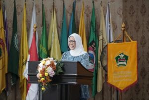 Ketua TP PKK Sumsel Buka Bazar Ramadhan BKOW Sumsel Tahun 2023 (foto : Humas Pemprov Sumsel)