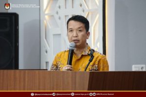 Ketua KPU Sumsel, Amrah Muslimin. (foto : IG KPUProvinsiSumsel)