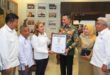 Pengurus SMSI Provinsi Sumatera Utara saat audiensi dengan Ketua DPRD Sumatera Utara, hari Selasa tanggal 4 April 2023. (foto : SMSI SUMSEL)