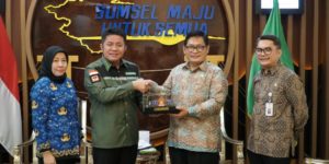 Gubernur Provinsi Sumatera Selatanz Herman Deru, menerima Kunjungan Kerja jajaran KOMNAS HAM Republik Indonesia, di ruang tamu Gubernur, hari Senin tanggal 22 Mei 2023.