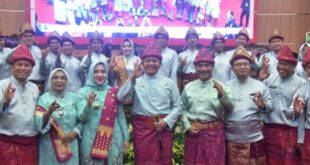 Gubernur Provinsi Sumatera Selatan (Sumsel), Herman Deru, menghadiri Rapat Paripurna Istimewa Dewan Perwakilan Rakyat Daerah (DPRD) Kabupaten Musi Rawas dalam rangka memperingati Hari Ulang Tahun (HUT) ke 80 di Gedung DPRD Musi Rawas, hari Rabu tanggal 3 Mei 2023.