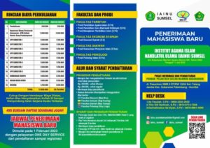 Brosur Institut Agama Islam Negeri Nahdlatul Ulama Sumatera Selatan