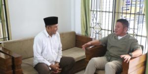 Gubernur Provinsi Sumatera Selatan, Herman Deru, silaturahim dengan Tokoh Muhammadiyah yang sudah merayakan Idul Fitri tahun 1444 Hijriyah pada hari Jum'at tanggal 21 April 2023. (foto : Humas Pemprov Sumsel)