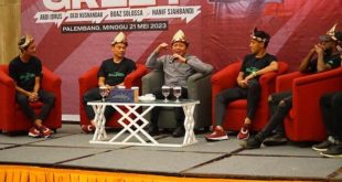 Gubernur Provinsi Sumatera Selatan, Herman Deru, menghadiri Kegiatan Meet and Greet dan Fun Football bersama Bintang Specs Indonesia di Fave Hotel, pada hari Minggu tanggal 21 Mei 2023.