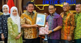 Gubernur Sumsel, Herman Deru, menerima audiensi Pengurus Asosiasi Rumah Sakit Swasta Indonesia (ARSSI) Cabang Sumsel, di kantor Gubernur pada hari Jum'at tanggal 26 Juni 2023.