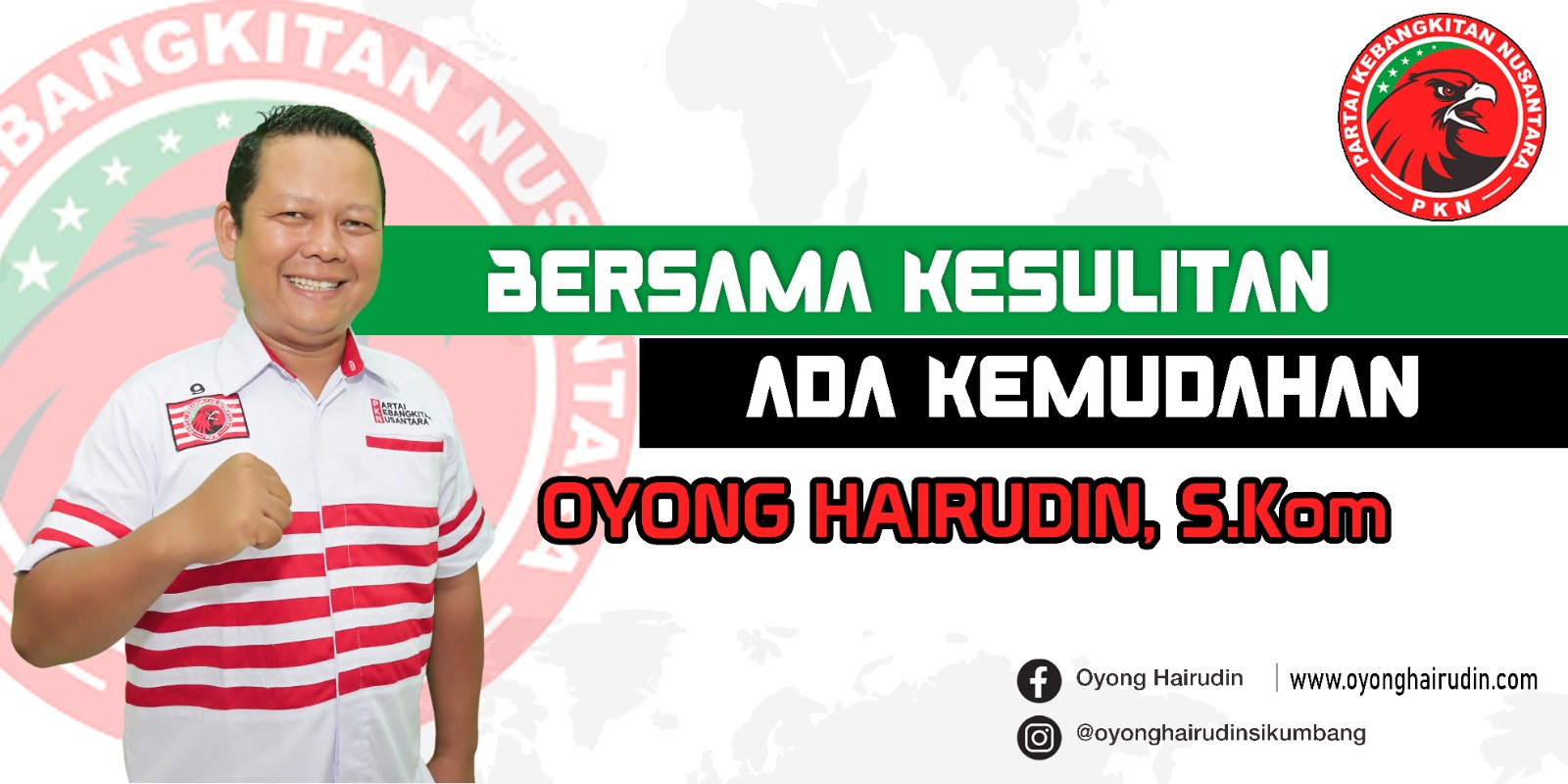 Oyong Hairudin for DPRD Kota Palembang 2024