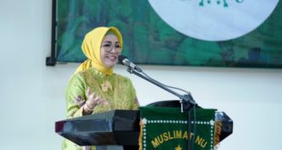 Ketua Dewan Perwakilan Rakyat Daerah (DPRD) Provinsi Sumatera Selatan (Sumsel), Hj. Anita Noeringhati, hadir dalam acara Konferensi Wilayah (Konferwil) XI Muslimat Nahdlatul Ulama (NU) Provinsi Sumatera Selatan (Sumsel) yang digelar di Asarama Haji Kota Palembang, pada hari Sabtu tanggal 24 Juni 2023. (foto : bekisarmedia.id/aprizal)