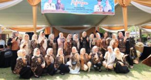 Tim dari Kabupaten Musi Banyuasin yang mengikuti Festival Anjungan dalam rangkaian Pekan Adat Provinsi Sumatera Selatan yang digelar di Dekranasda Jakabaring, Palembang, pada tanggal 3-5 Agustus 2023. (foto : bekisarmedia.id/aprizal)