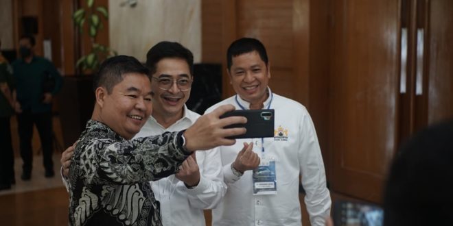 Ketua Umum Kamar Dagang Indonesia Provinsi Sumatera Selatan, Affandi Udji, dukung Arsyad Rasjid sebagai Ketua Tim Pemenangan Nasional Ganjar Pranowo.