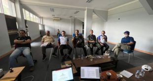 Panitia Penjaringan Bakal Calon (Bacalon) Ketua Umum (Ketum) Persatuan Bulu Tangkis Seluruh Indonesia (PBSI) Provinsi Sumatera Selatan (Sumsel) menggelar rapat pemantapan rencana Musyawarah Provinsi (Musprov) dan Kejuaraan Provinsi (Kejurprov) tahun 2023 di Gedung Olahraga (GOR) Dempo, Jakabaring Sport City (JSC), Palembang, hari Sabtu tanggal 2 September 2023.