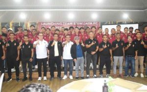 Sebanyak 27 pemain diperkenalkan kepada masyarakat dalam acara launching team Sriwijaya Football Club (SFC) di Gold Lounge, The Royal Palembang Gold Center), pada hari Jum'at tanggal 1 September 2023. (foto : Media Officer Sriwijaya FC)