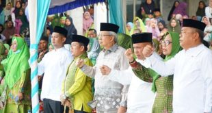 Wakil Gubernur (Wagub) Provinsi Sumatera Selatan (Sumsel), Mawardi Yahya, menghadiri Pengajian Tripal Nahdatul Ulama (NU) dan Muslimat yang dilaksanakan di Masjid Sabilul Muttaqin, Desa Dabuk Makmur, Kecamatan Mesuji Raya, Kabupaten Ogan Komering Ilir (OKI), pada hari Minggu tanggal 17 September 2023.