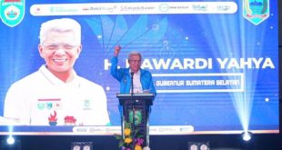 Perhelatan Pekan Olahraga Provinsi (PORPROV) Sumatera Selatan (Sumsel) ke XIV dengan resmi ditutup oleh Wakil Gubernur (Wagub) Provinsi Sumsel, Mawardi Yahya, di Gedung Kesenian Kabupaten Lahat, pada hari Minggu tanggal 24 September 2023.