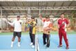 Pj. Bupati Kabupaten Musi Banyuasin, H. Apriyadi Mahmud, bersama jajaran Forkompimda, melakukan pertandingan Tenis Lapangan dalam rangka meresmikan penggunaan Lapangan Tenis di Pengadilan Agama Sekayu, pada hari Selasa tanggal 3 Oktober 2023. (foto : Humas Pemkab Muba)
