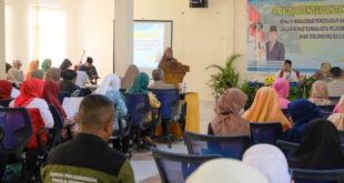 Pj Bupati Kabupaten Muba, H. Apriyadi Mahmud, yang diwakili oleh Kepala DPPPA, Endang Dwi Hastuti, menghadiri enggelar sosialisasi pencegahan dan penanganan Kekerasan Dalam Rumah Tangga (KDRT) sebagai upaya meningkatkan kualitas hidup dan perlindungan perempuan di Kabupaten Muba di Hotel Gambo dan Residence Sekayu, pada hari Jum'at tanggal 6 Oktober 2023 (foto : Humas Pemkab Muba)