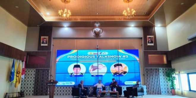Prodigious Talkshow dengan tema Mengupas Tuntas Privatisasi Sektor Energi di Indonesia diselenggarakan oleh BEM UNSRI di Gedung Fakultas Ilmu Komputer (Fasilkom) UNSRI pada hari Jumat tanggal 6 Oktober 2023.