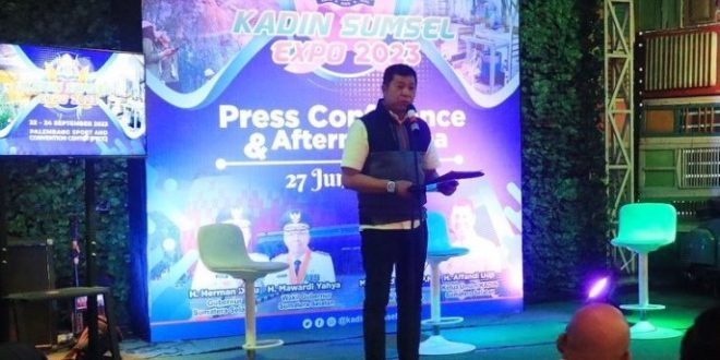 etua Kadin Sumsel, H. Affandi Udji, dalam rapat persiapan ASEAN Business Advisory Council (BAC) yang digelar melalui ruang zoom pada hari Selasa tanggal 10 Oktober 2023.